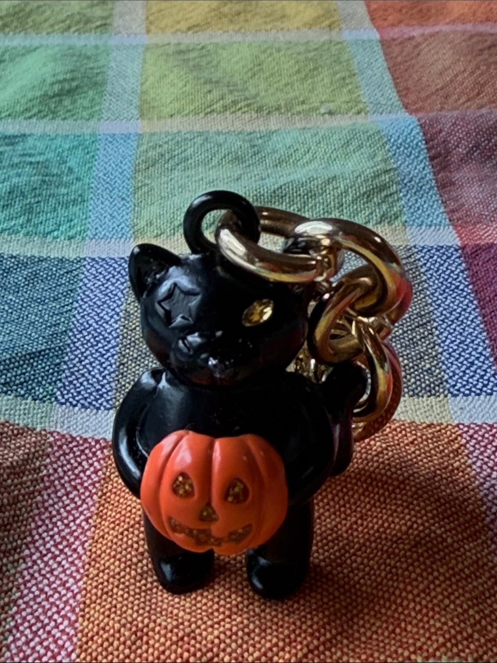 🎃🐈‍⬛🎃 COACH BLACK CAT WITH PUMPKIN BAG CHARM 🎃🐈‍⬛🎃 - Picture 3 of 16